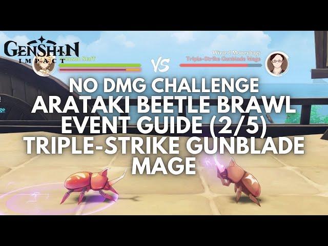 Beetle Brawl Event Guide | Triple-Strike Gunblade Mage (Fanatic Passion) [Genshin Impact V3.4]