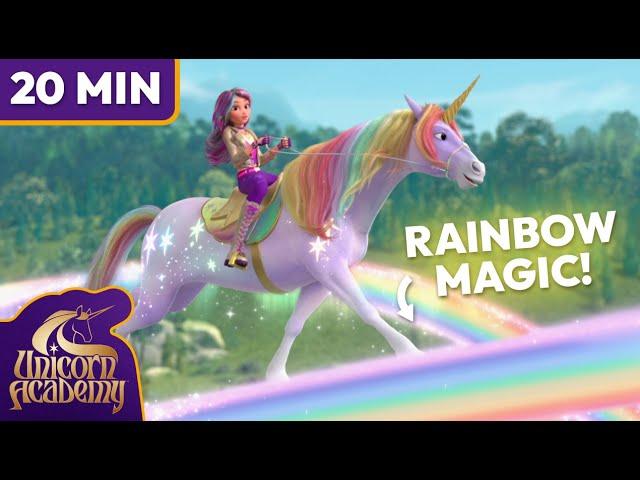 The BEST Unicorn Light Magic  in Unicorn Academy | Cartoons for Kids