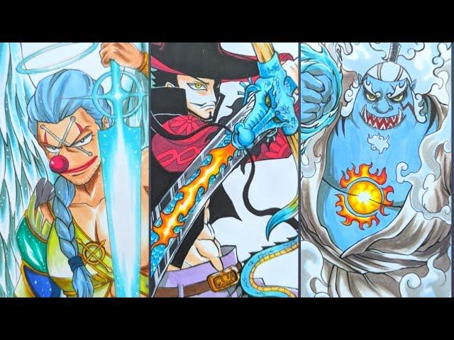 Drawing Warlords/Shichibukai as Mythical ZOANS| ONEPIECE [Who's a Yonko?]