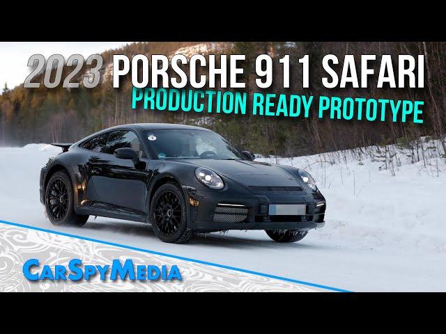 2023 Porsche 911 Safari/Dakar Spied Winter Testing As A Offroad And Rallye-Focused Prototype