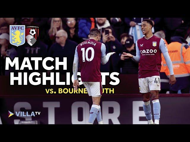 HIGHLIGHTS | Aston Villa 3-0 Bournemouth