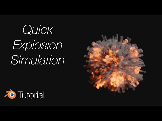 [2.82] Blender Tutorial: Quick Explosion Simulation With Mantaflow in Cycles