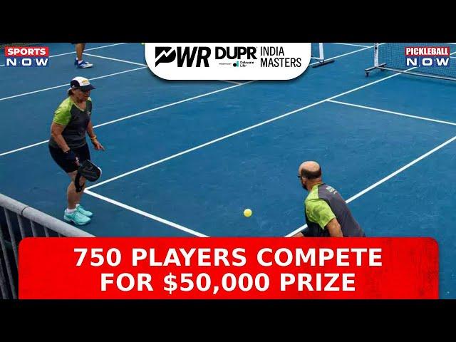 PWR DUPR India Masters Day 2 At RK Khanna Stadium, New Delhi; 750 Players Compete For $50,000 Prize