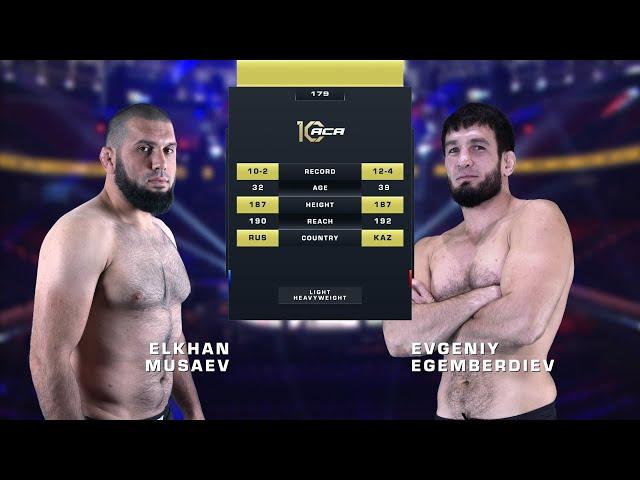 Эльхан Мусаев vs. Евгений Егембердиев | Elkhan Musaev vs. Evgeniy Egemberdiev | ACA 179