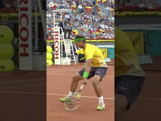  Magical Rafa Nadal Tweener 