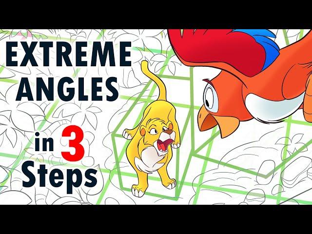 How to Draw EXTREME Angles in 3 Steps