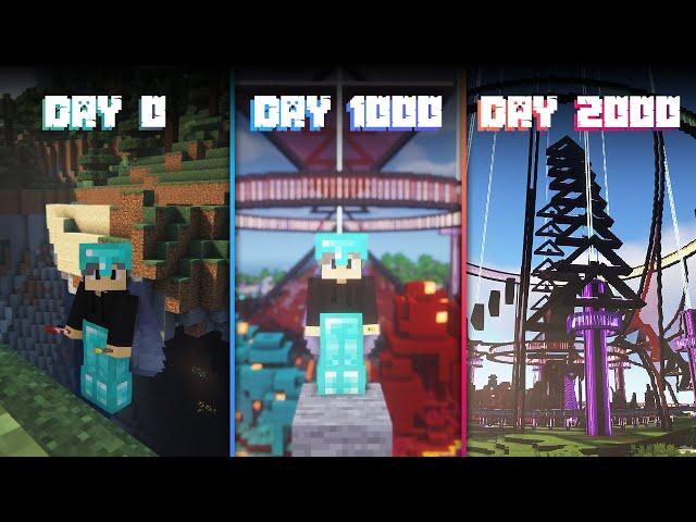 DAY 0 vs DAY 1000 vs DAY 2000 (LNM - Immocraft S7) #Shorts