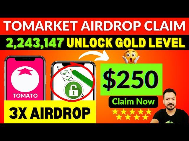 3X YOUR TOMARKET AIRDROP  TOMARKET NEW UPDATE TODAY  TOMARKET LISTING   PAWS AIRDROP UPDATE