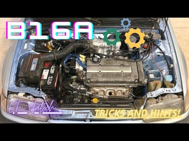 B16a Swap prep and parts for my 1990 Honda Civic Hatch! Tricks and tips!