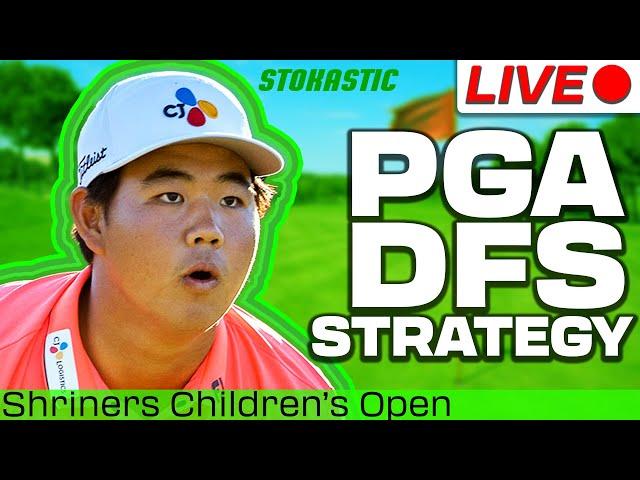 PGA DFS Picks Shriners Open | DraftKings & FanDuel Golf Lineups | PGA DFS Strategy