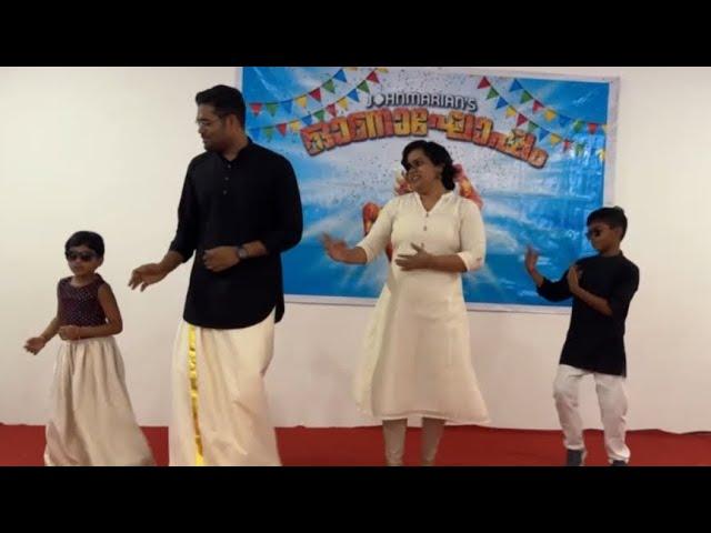 Family Dance - Dr Manoj Johnson - Onam 2024 @ Johnmarians