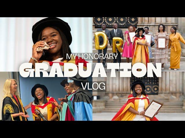 becoming the youngest DOCTOR  |  GRADUATE MY HONORARY DOCTORATE DEGREE WITH ME!! 