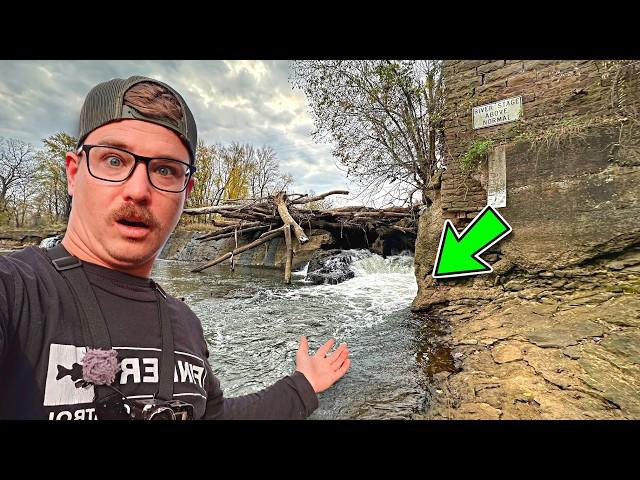 What's Living In This Abandoned Powerhouse Spillway?!? (INSANELY LOADED)