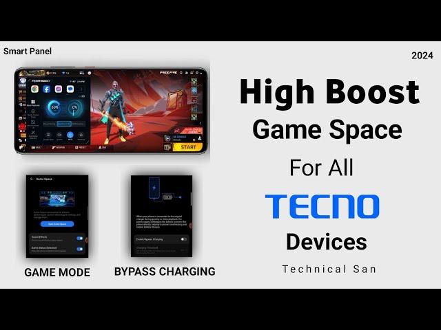 Tecno Game Space 6.0 | High Boost | New Smartpanel with 3 Gaming Modes | Game Turbo Update 