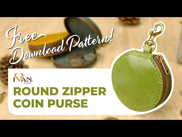 Round Zipper Coin Purse