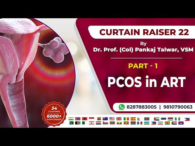 Curtain Raiser 22 - PCOS In ART (Part-1) By Dr. Prof. (Col) Pankaj Talwar