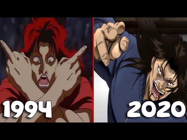Старая рисовка VS рисовка от Netflix | аниме Боец Баки