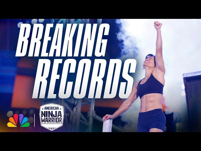 Top Record-Breaking Runs That Made History | American Ninja Warrior | NBC