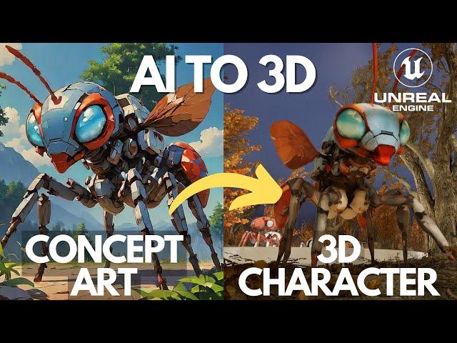 3D AI Model Generation is Getting GOOD - UE5.4 Unreal Engine