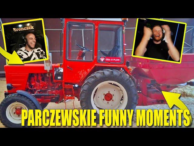 BRONCZEK & JANKUS oglądają PARCZEWSKIE PRZYGODY Grzesia  "Funny Moments" Gra O Plon