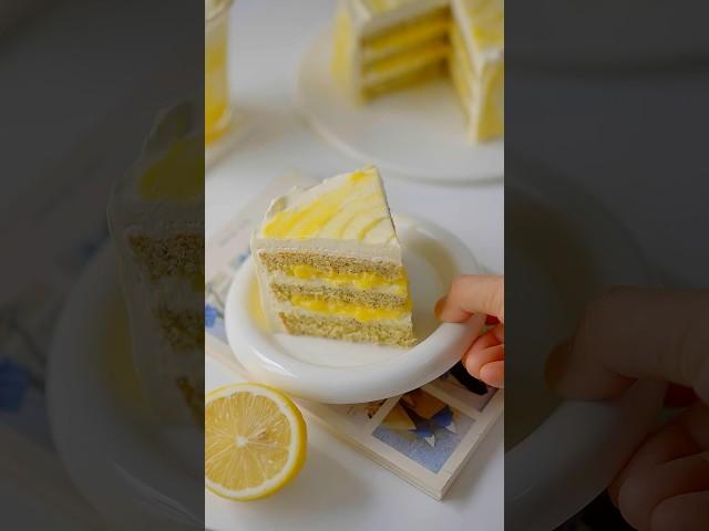 Home-baked Sweet and sour summer dessert  Lemon Earl Grey Tea Cake  Recipe share