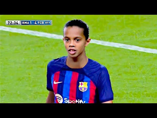 THE SON of RONALDINHO IS as GOOD as HIS FATHER