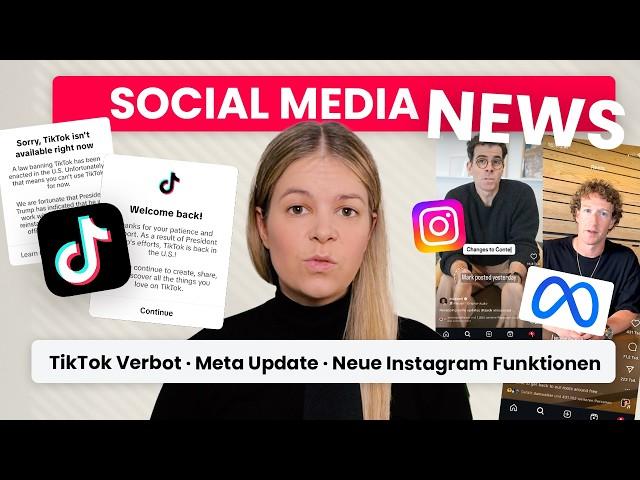 TikTok ban, meta updates, Instagram news & Trump: Social media in upheaval! 