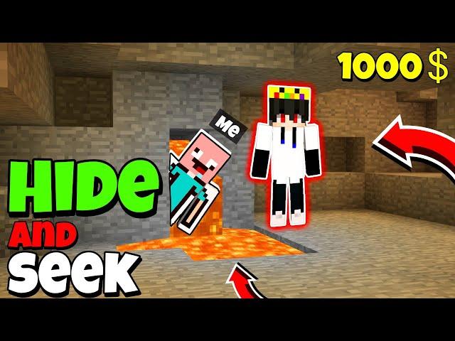 Minecraft Hide And Seek Challenge For 10000 $ But......