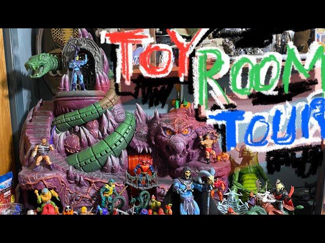 Friend of the channel, BLUESNAGGLEROCKER, takes SKELE VADER on a TOUR of his TOY ROOM! #toyroom