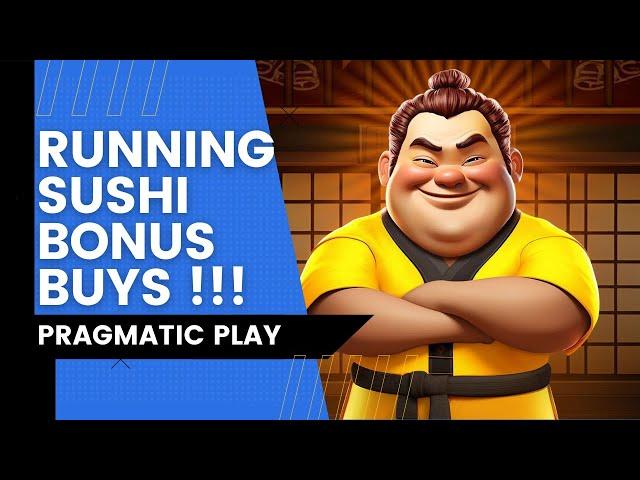 LETS TRY BONUS BUYS IN RUNNING SUSHI !!!!!