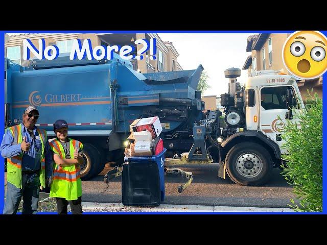 Garbage Truck Driver Legend Retires!