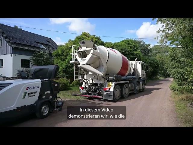 Cemex TP100 Anhängerbetonpumpe