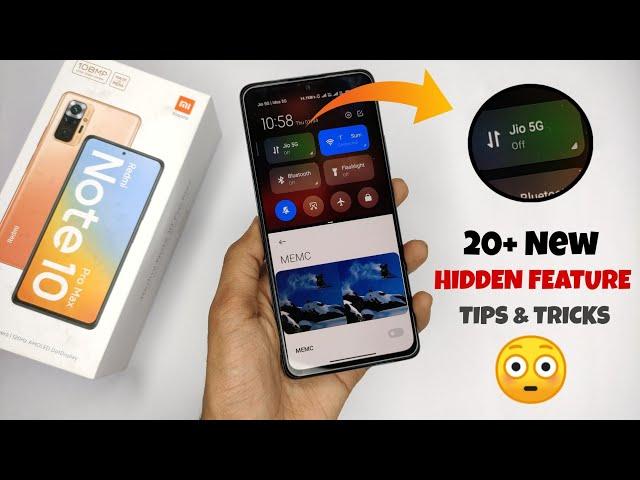 Redmi Note 10 Pro 20+ New Hidden Feature & Settings | Redmi Note 10 Pro Max Hidden Tips & Tricks