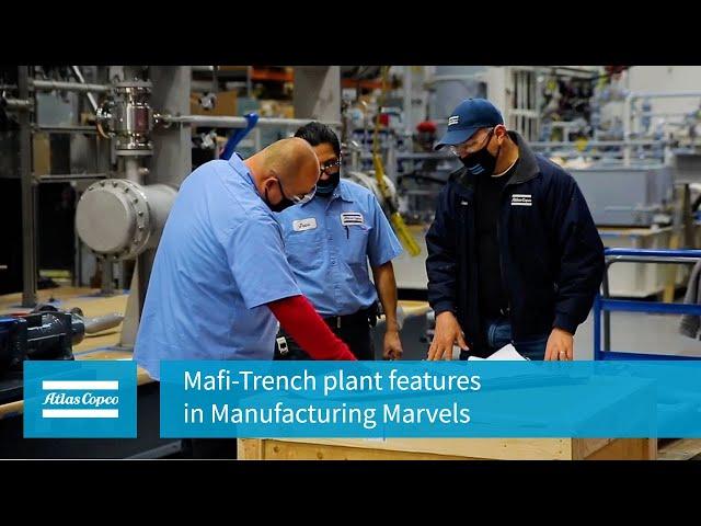 Atlas Copco | Mafi-Trench plant features in Manufacturing Marvels