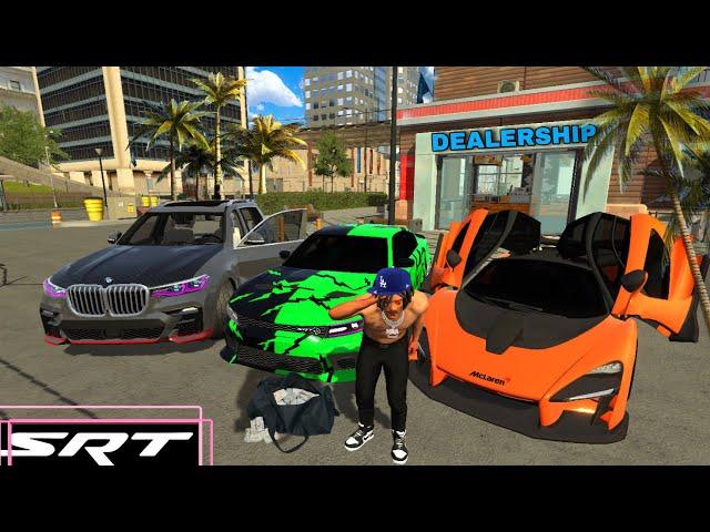 TRADING MY FAKE HELLCAT REDEYE FOR A MCLAREN  SENNA & BMW X7! IN CAR PARKING MULTIPLAYER “RP”