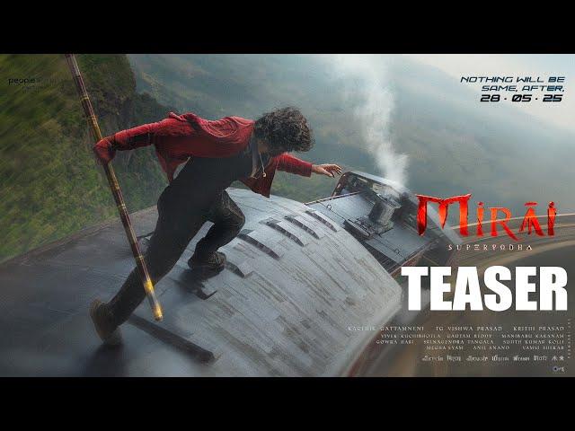 Mirai Teaser |  Teja Sajja | Manchu Manoj | Karthik Gattamneni | TG Vishwa Prasad | PMF