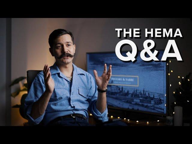 History & Sabre | The HEMA Q&A