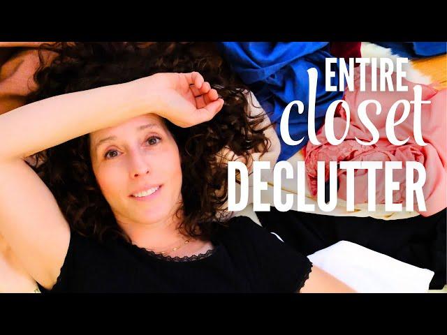 How to RUTHLESSLY DECLUTTER Your Closet Using the Kon Mari Method | Minimalism