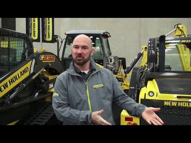 Landscaping with New Holland's light construction equipment