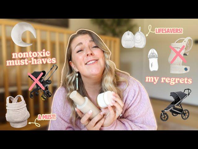 Nontoxic BABY ESSENTIALS | what you REALLY need for baby + what I wish I knew as a first-time mom!