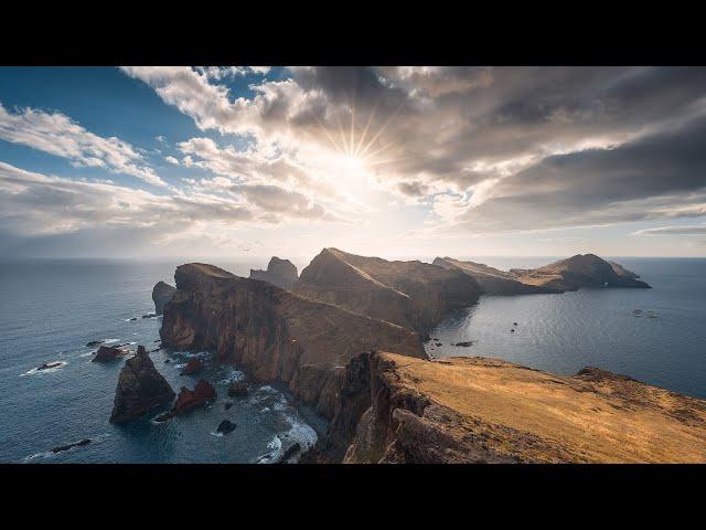 Dramatic PANORAMA Landscape Photography on the Cliffs of Madeira