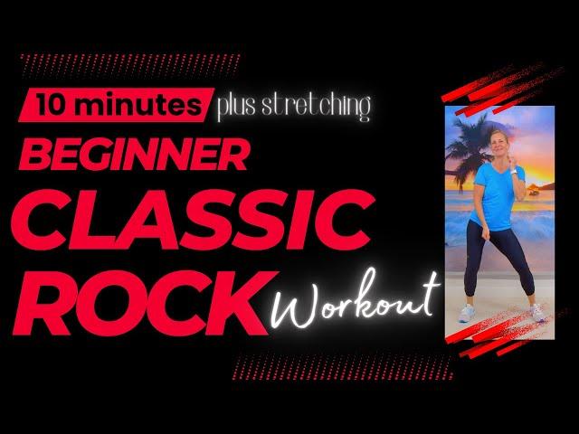 10 minute Low Impact CLASSIC ROCK Walking Workout