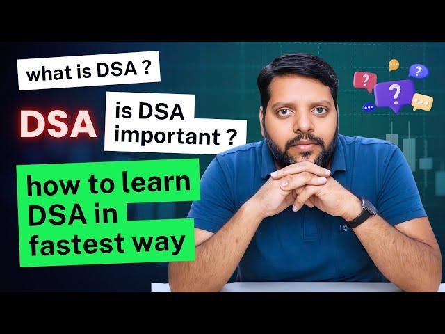 What is DSA? How to Learn Data Structures & Algorithms the Fastest Way! 