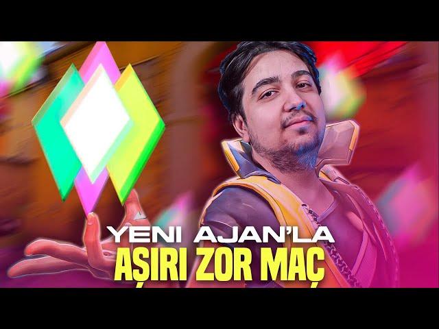 YENİ AJAN ile AŞIRI ZOR MAÇ! | VALORANT RANKED