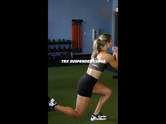 BACK TO BASICS with the TRX Suspended Lunge! ️