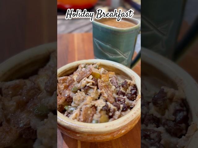 Holiday Breakfast Baked Oatmeal #realfood #foodie #breakfast #recipe #alaska #eating #healthyfood