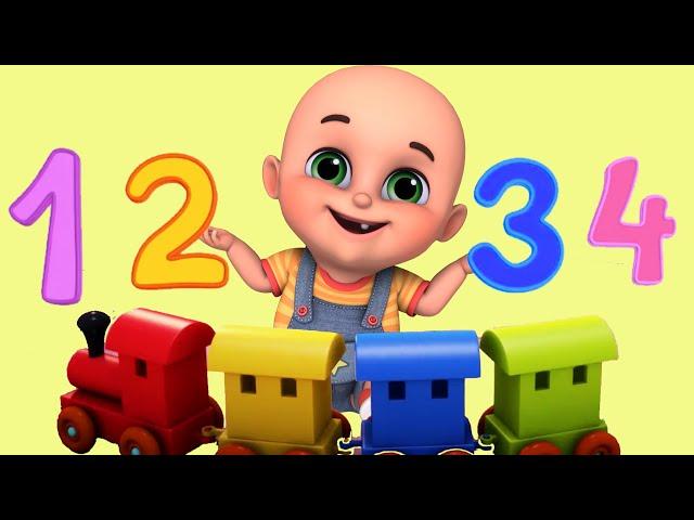 Numbers Song for Children - 1 to 20 Number Train | 123s |  Nursery Rhymes for Babies | Jugnu Kids