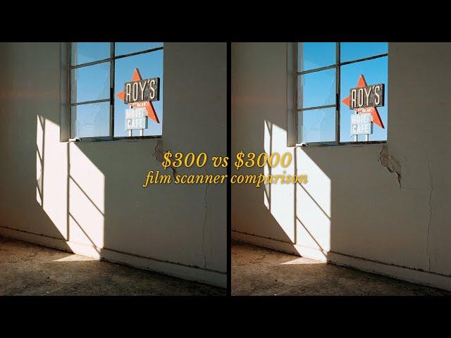 $300 vs $3000 film scanner comparison  |  Plustek 8100