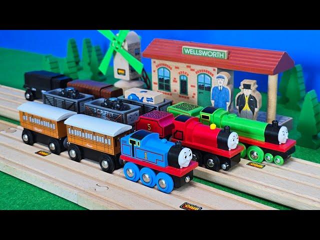 Thomas and Friends BRIO Wooden Trains in Action