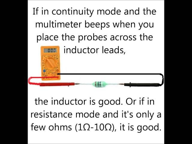 How to test an inductor